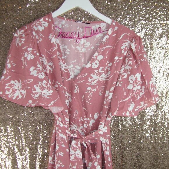 NWT BloomChic floral wrap dress 14/XL - Picture 4 of 11